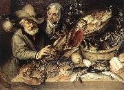 PASSEROTTI, Bartolomeo The Fishmonger's Shop agf oil painting